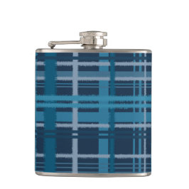 Tartan Blue mönster Fickplunta