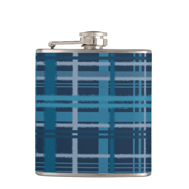 Tartan Blue mönster Fickplunta (Framsidan)
