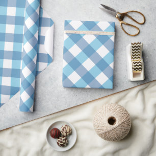Tartan Check Mönster Presentpapper