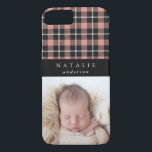 Tartan check personlig fotovinter<br><div class="desc">Tartan checkar personligens fotolvstelefoni. Den kontroll som planerats i färg kan ändras.</div>