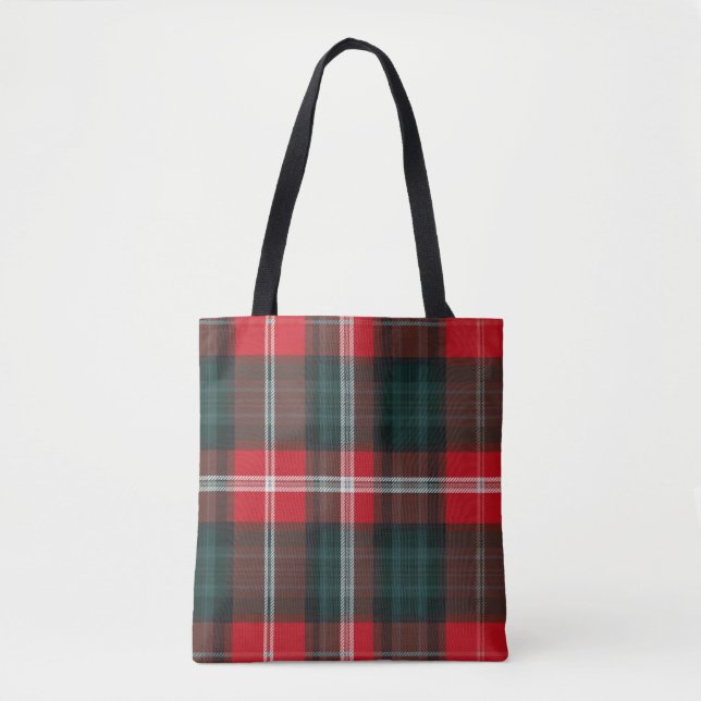 Tartan Chic Tote Tygkasse (Framsida)