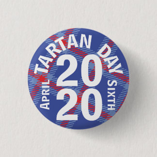 Tartan Day 2020 Button Knapp