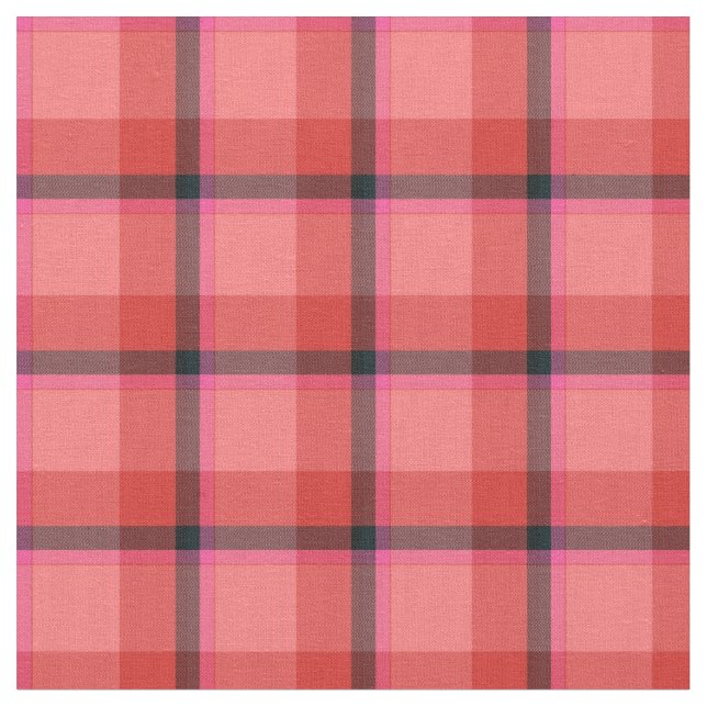 Tartan Design Tyg (Närbild)