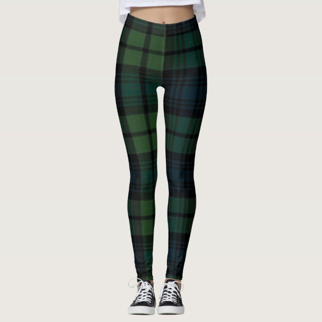 Tartan Fabric Leggings (Framsida)