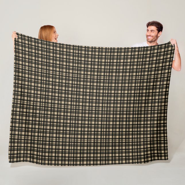 Tartan fleece filt (På plats)