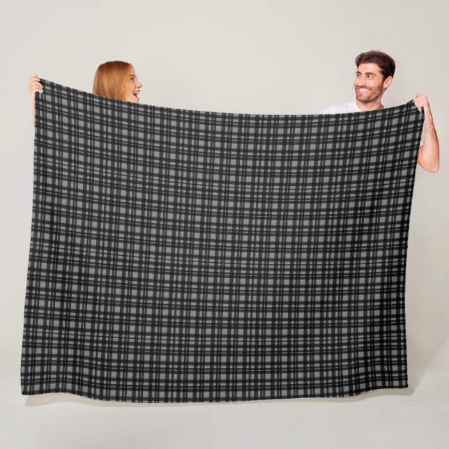 Tartan fleece filt (På plats)