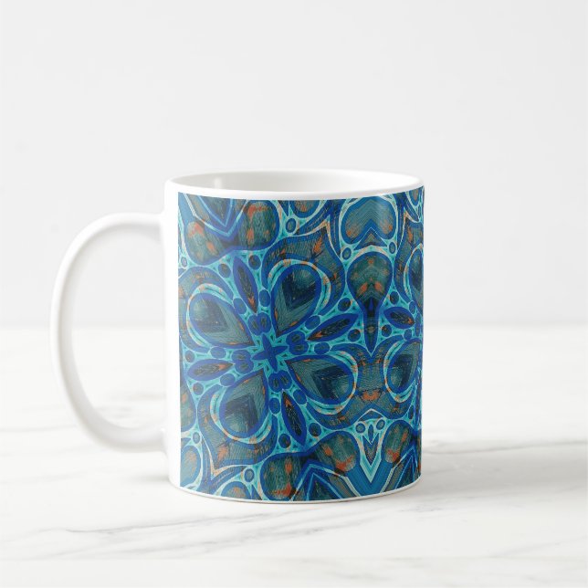 Tartan Flower Kaffemugg (Vänster)