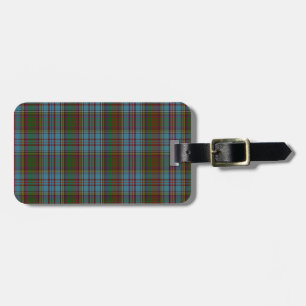 Tartan för anderssonklanfamilj bagagebricka