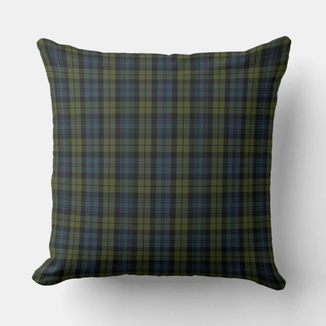Tartan för Campbellklanen Kudde (Framsida)