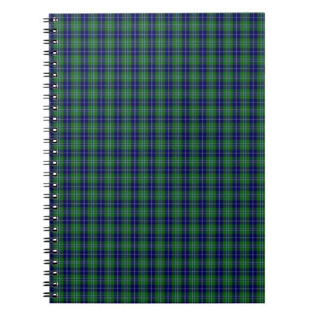 Tartan för Douglas klanfamilj Anteckningsbok (Framsidan)