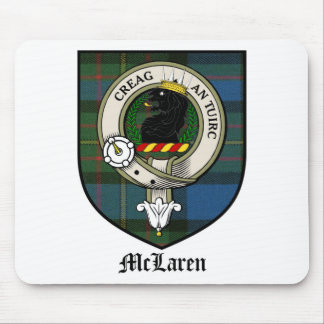 Tartan för emblem för McLaren klanvapensköld Musmatta