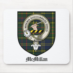 Tartan för emblem för McMillan klanvapensköld Musmatta