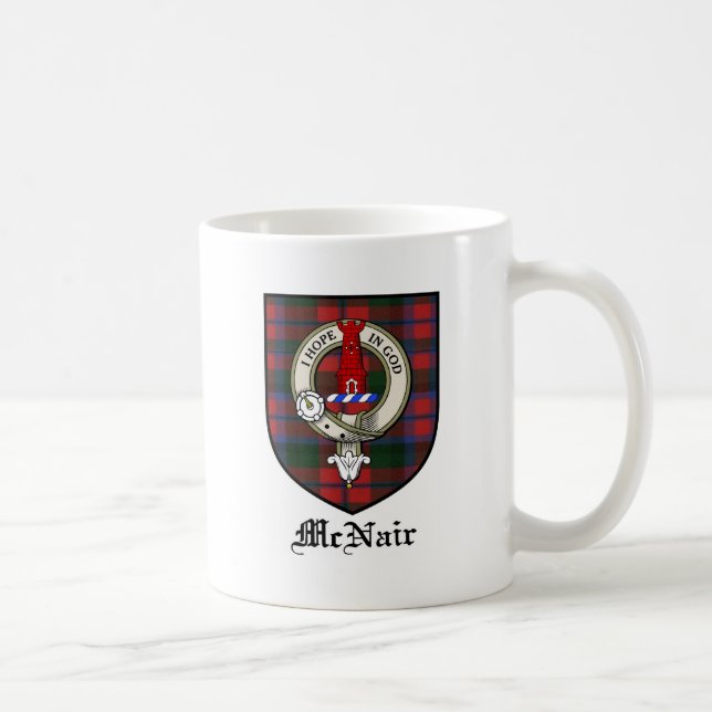 Tartan för emblem för McNair klanvapensköld Kaffemugg (Höger)
