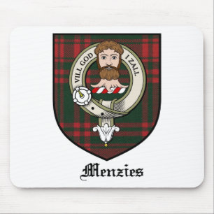 Tartan för emblem för Menzies klanvapensköld Musmatta