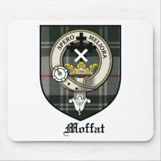 Tartan för emblem för Moffat klanvapensköld Musmatta
