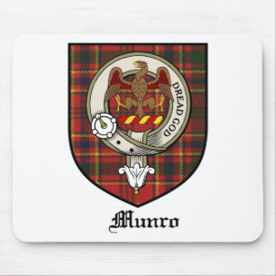 Tartan för emblem för Munro klanvapensköld Musmatta