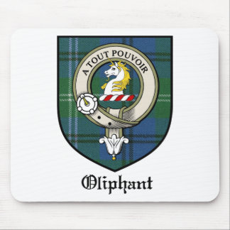Tartan för emblem för Oliphant klanvapensköld Musmatta