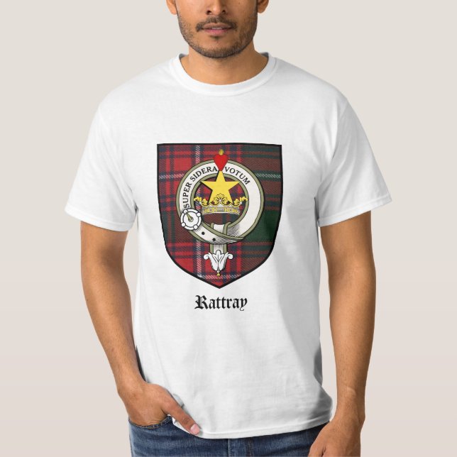 Tartan för emblem för Rattray klanvapensköld Tröja (Framsida)