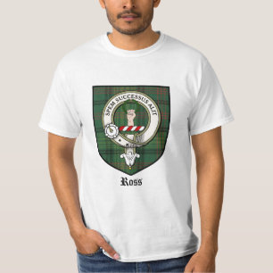 Tartan för emblem för Ross klanvapensköld T-shirt