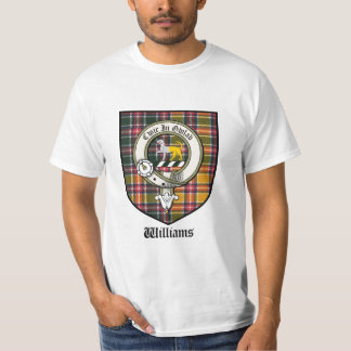 Tartan för emblem för Williams klanvapensköld T-shirt
