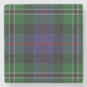Tartan för jakt för gammal Scots krogklan rosa Underlägg Sten