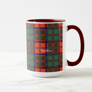 Tartan för kilt för fotgängareklanpläd skotsk mugg