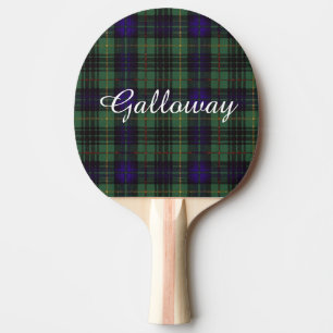 Tartan för kilt för Galloway klanpläd skotsk Pingisracket