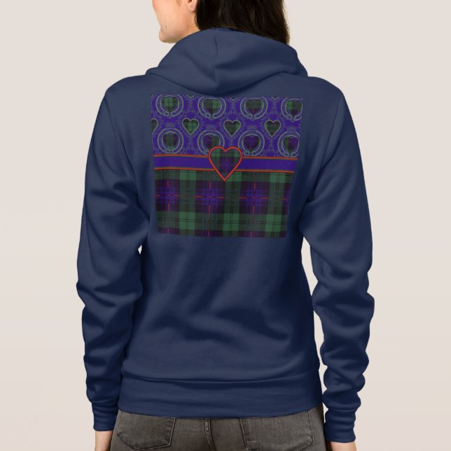 Tartan för kilt för Nixon klanpläd skotsk Tee Shirt (Baksida)