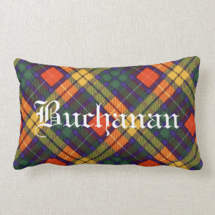 Tartan för kilt för pläd för Buchanan familjkl Lumbarkudde