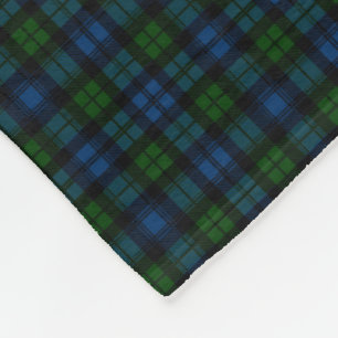 Tartan för klanCampbell militär Fleecefilt