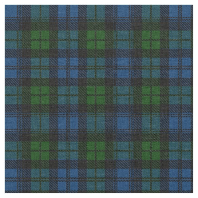 Tartan för klanCampbell militär Tyg (Närbild)