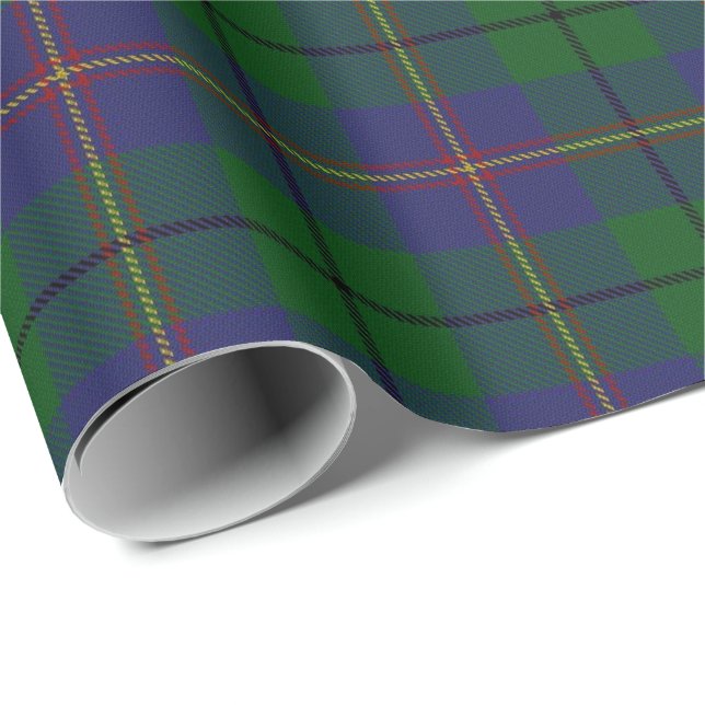 Tartan för klanCarmichael skott Presentpapper (Rullad Hörn)