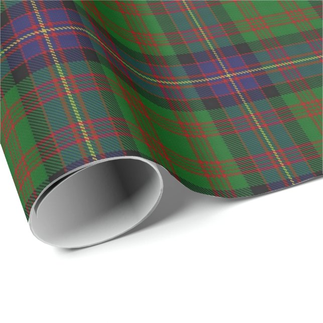 Tartan för klanCochrane Cochran skott Presentpapper (Rullad Hörn)