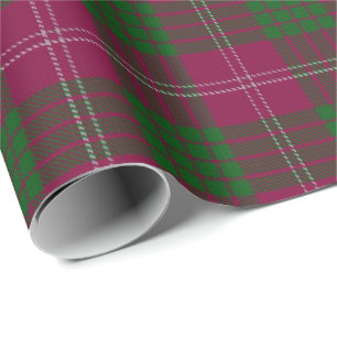 Tartan för klanCrawford skott Presentpapper
