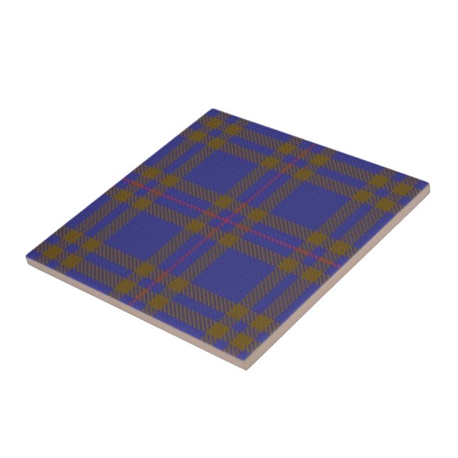 Tartan för klanElliot Elliott skotsk uttryck Kakelplatta (Sidan)