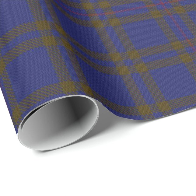 Tartan för klanElliot Elliott skott Presentpapper (Rullad Hörn)
