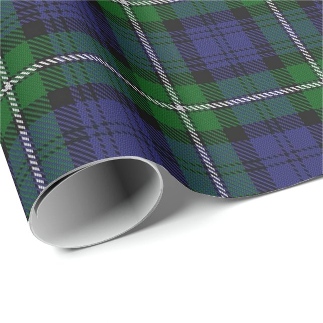 Tartan för klanForbes skott Presentpapper (Rullad Hörn)