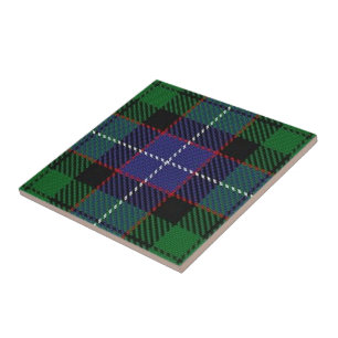Tartan för klanGalbraith skotsk uttryck Kakelplatta