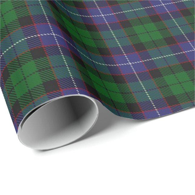 Tartan för klanGalbraith skott Presentpapper (Rullad Hörn)