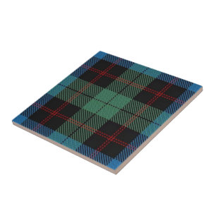 Tartan för klanGuthrie skotsk uttryck Kakelplatta