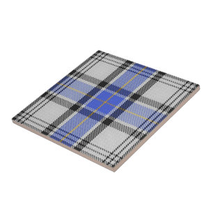 Tartan för klanHannay skotsk uttryck Kakelplatta