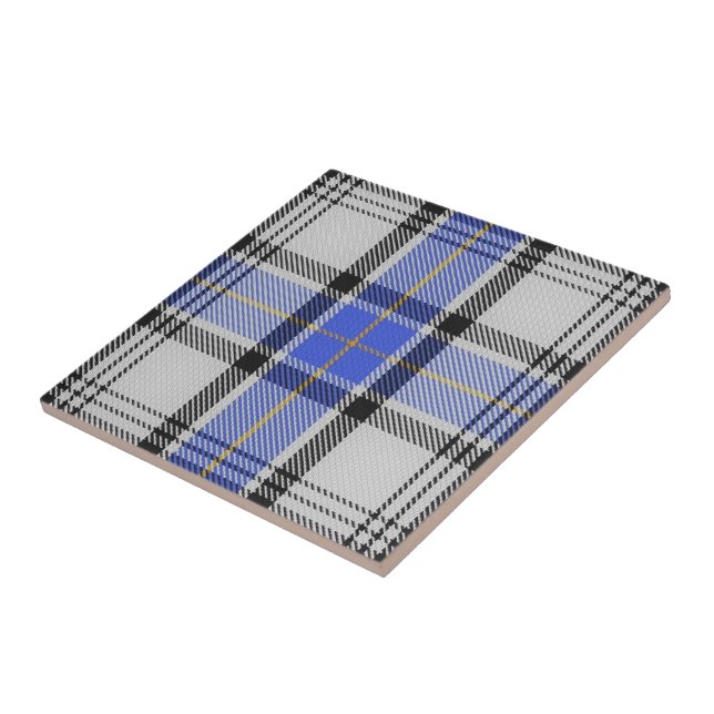 Tartan för klanHannay skotsk uttryck Kakelplatta (Sidan)