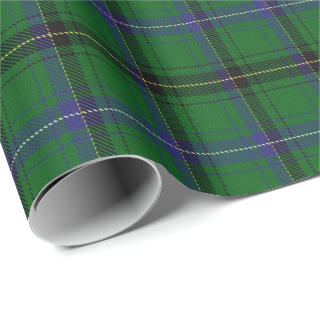 Tartan för klanHenderson skott Presentpapper (Rullad Hörn)