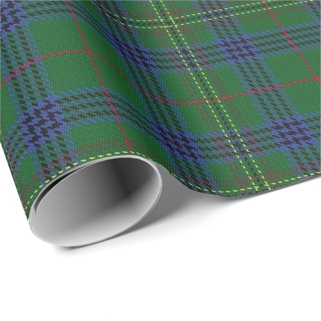 Tartan för klanKennedy skott Presentpapper (Rullad Hörn)