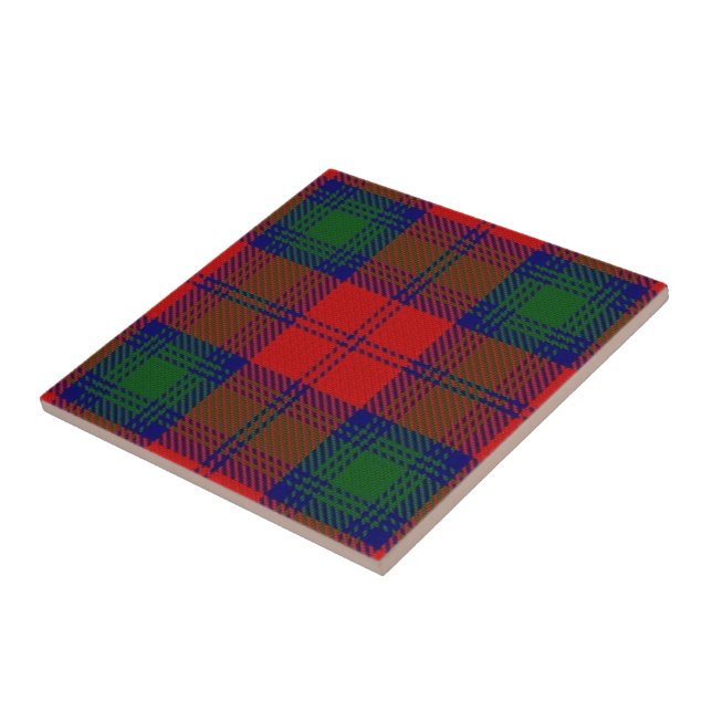 Tartan för klanLindsay skotsk uttryck Kakelplatta (Sidan)