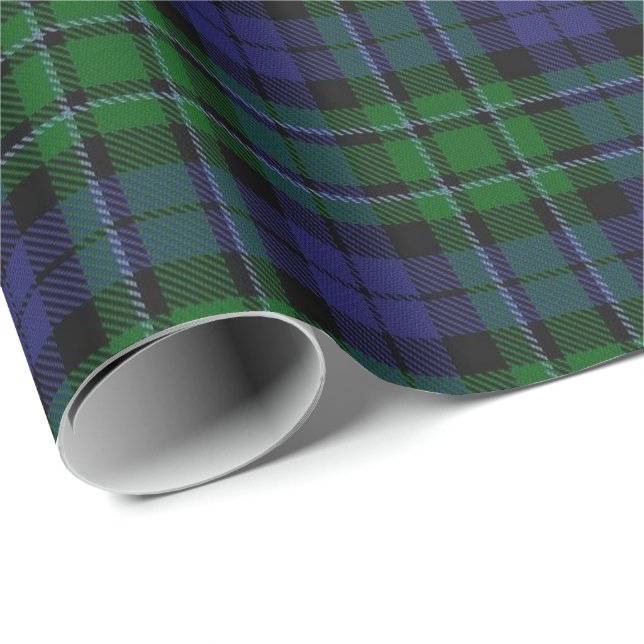 Tartan för klanMacCallum skott Presentpapper (Rullad Hörn)
