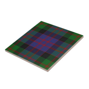 Tartan för klanMacDonald Donald skotsk uttryck Kakelplatta