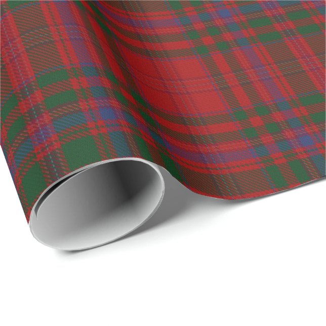 Tartan för klanMacDougall skott Presentpapper (Rullad Hörn)