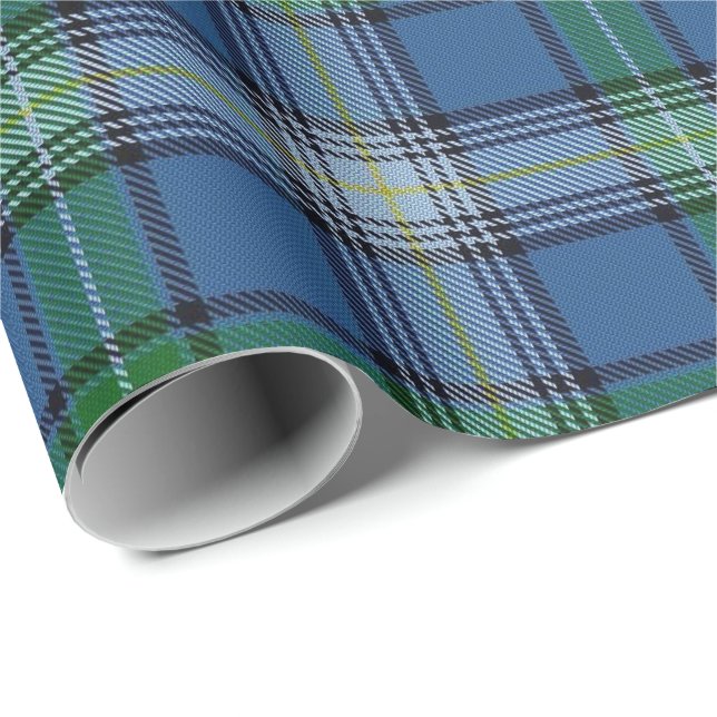 Tartan för klanMacDowall McDowell skott Presentpapper (Rullad Hörn)