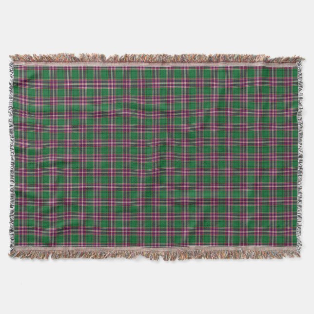 Tartan för klanMacFarlane jakt Filt (Framsidan)